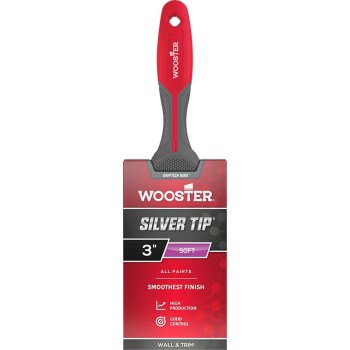 GripTech Max Silver Tip Paint Brush - 3"
