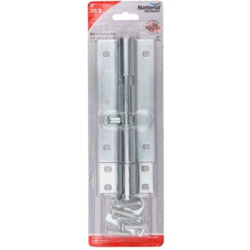 Extra Heavy Barrel Bolt, Zinc Plated ~ 8"