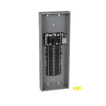 Main Breaker Load Center, Indoor - 200 Amp, Grey