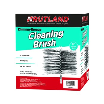 Rutland Chimney Sweep Square Wire Brush - 8"