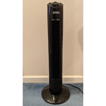 EZ-Chill 32" Oscillating Tower Fan, Black