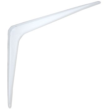 Shelf Bracket, White ~ 12" x 14"