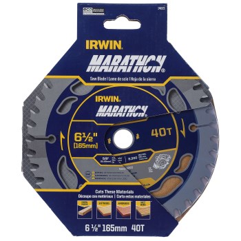 Irwin Marathon Cordless Circular Saw Blade - 6-1/2", 40T