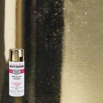Bright Coat Metallic Spray Paint, Gold - 11 oz