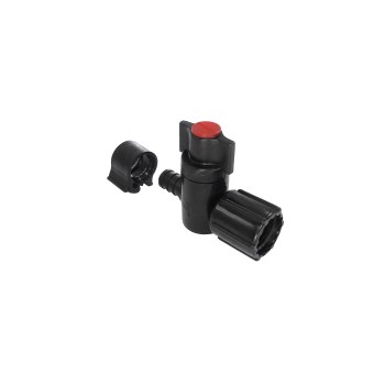 PEXLock Straight Stop Manifold Valve, Red - 1/2"