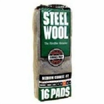 Steel Wool, #2 Medium Coarse - 16pk