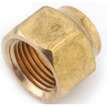 Anderson Metals Lead Free Brass Short Flare Nut - 1/2"