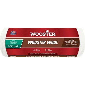 Wooster Wool Roller Cover - 9" x 3/4" Nap