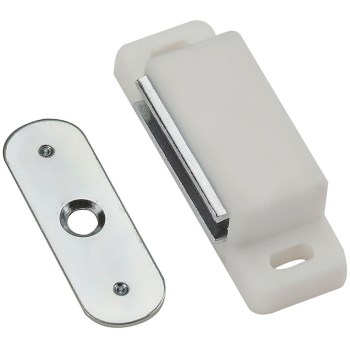  MagneCatch Magnetic Cabinet Latch,  White Finish