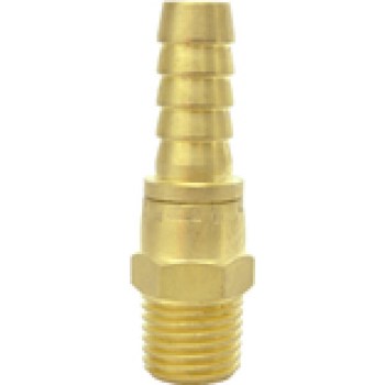 Brass Swivel End - 1/4" Male NPT x 3/8" Barb