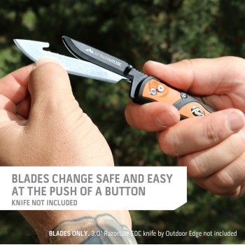 Outdoor Edge 3" RazorSafe Blades - 6pk