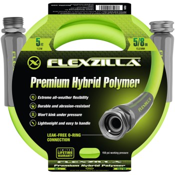 Flexzilla Garden Lead-In Hose - 5/8" x 5 Ft