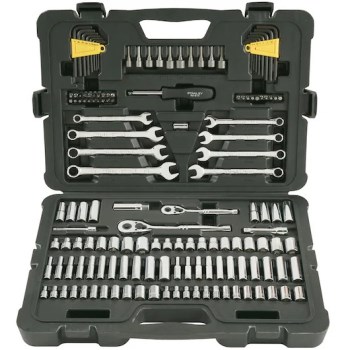 Stanley 145pc Socket Set - 1/4" & 3/8" Drive