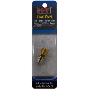 K-T Industries Tank Valve - 1/8" NPT