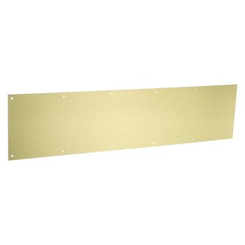 National Kickplate - 8" x 34", Brushed Gold