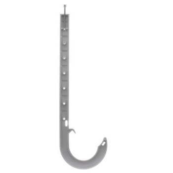 Sioux Chief Hangs Tuff J-Hook Extension Hanger, White - 1-1/2"