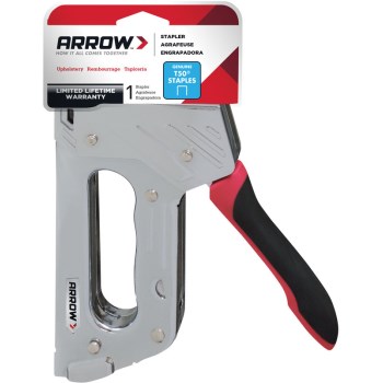 Arrow T55 Heavy Duty Manual Staple Gun - Chrome