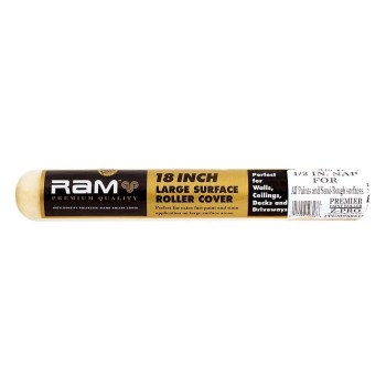 Polyester Roller Cover, High Density - 18" x 1/2" Nap