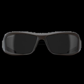 Brazeau Safety Glasses, Black - Polarized Smoke Lens
