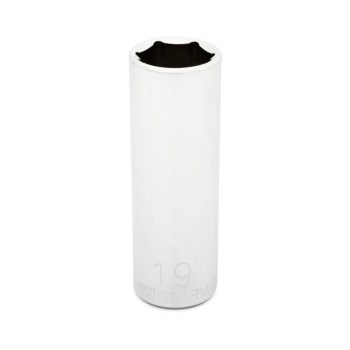 GearWrench 6-Point Deep Metric Socket - 1/2" Drive, 19mm