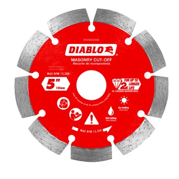 Diablo Diamond Segmented Cutoff Wheel - 5"