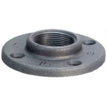 Floor Flange, Black Steel ~ 3/4"