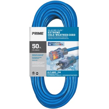 Prime Glacier Flex Cold Weather Cord - 12/3 x 50 Ft
