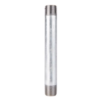 Galvanized Steel Tank Nipple - 1/2" x 6"