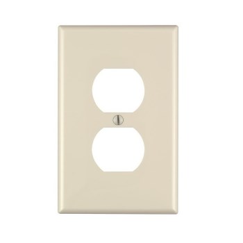 Duplex Receptacle Wall Plate - Midway, Ivory
