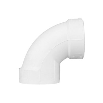 Charlotte Pipe PVC DWV 90-Degree Elbow, Hub x Hub - 1-1/2"