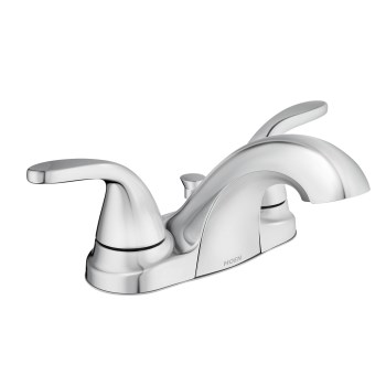 Adler Two Handle Bathroom Faucet - Chrome Plated