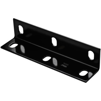Heavy Duty Wide Corner Brace, Black  ~ 2.1" x 9" x 1/8"