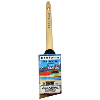Sash Paint Brush, White China Bristle  2-1/2"