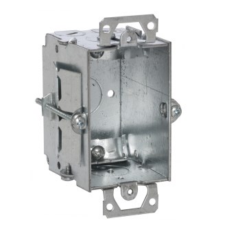Switch Box With Old Work Clips, 3" x 2"