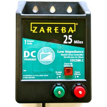 Zareba 25 Mile DC Battery Operated Low Impedance Fence Charger