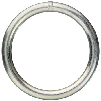 Zinc Plated Welded Ring - #2 x 2"
