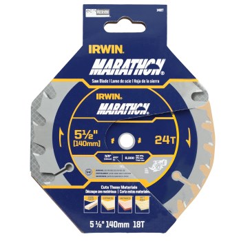 Irwin Marathon Cordless Circular Saw Blade - 5-1/2", 18T