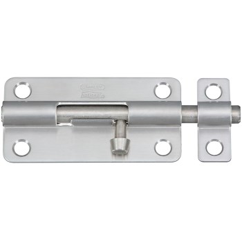 Stainless Steel Barrel Bolt - 4"