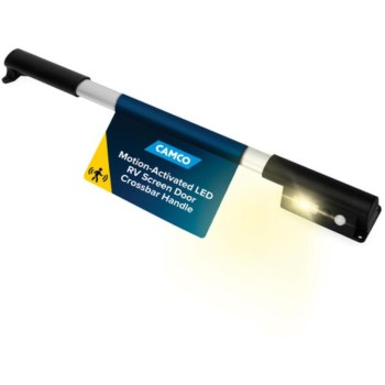 RV Screen Door Cross Bar with LED Light