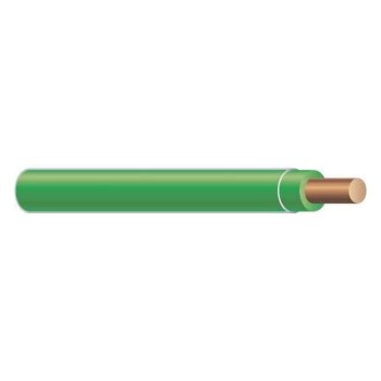 THHN Solid Building Wire, Green - 14 AWG x 500 Ft