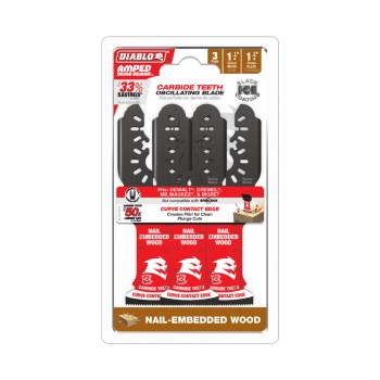 Diablo Amped Demo Demon Carbide Blade - 1-1/4", 3pk