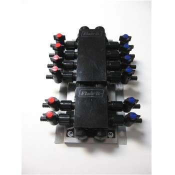 Flair-It PEX Manifold with Valves - 12 Port