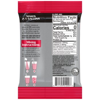 All Sport Zero Electrolyte Powder, Fruit Punch - 2.5 Gal