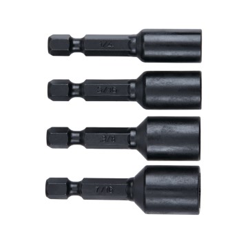 Irwin Impact Magnetic Nutsetter Set - 1/4", 5/16", 3/8", 7/16"