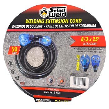 Extension Cord - 25 Ft 8/3