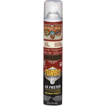 Ready Seal Wood Stain & Sealer Spray, Burnt Hickory - 24 oz