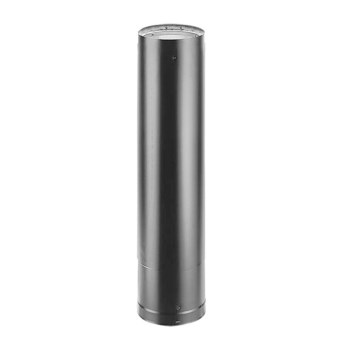 Telescoping Adjustable DVL Stovepipe, Black - 6" x 29" to 46"