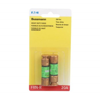 Fusetron Cartridge Fuse, Class RK5 - 20 Amp, 2pk