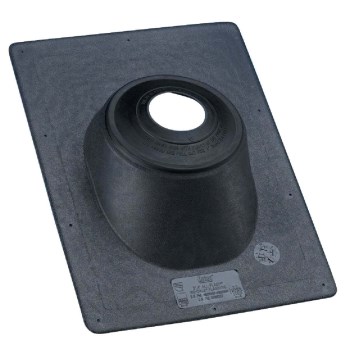 Oatey No-Calk Roof Flashing, Black - 4" Pipe