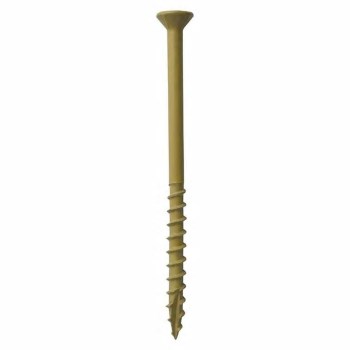 Grip-Rite PrimeGuard Plus #10 x 4" Tan Exterior Screw - 1 Lb